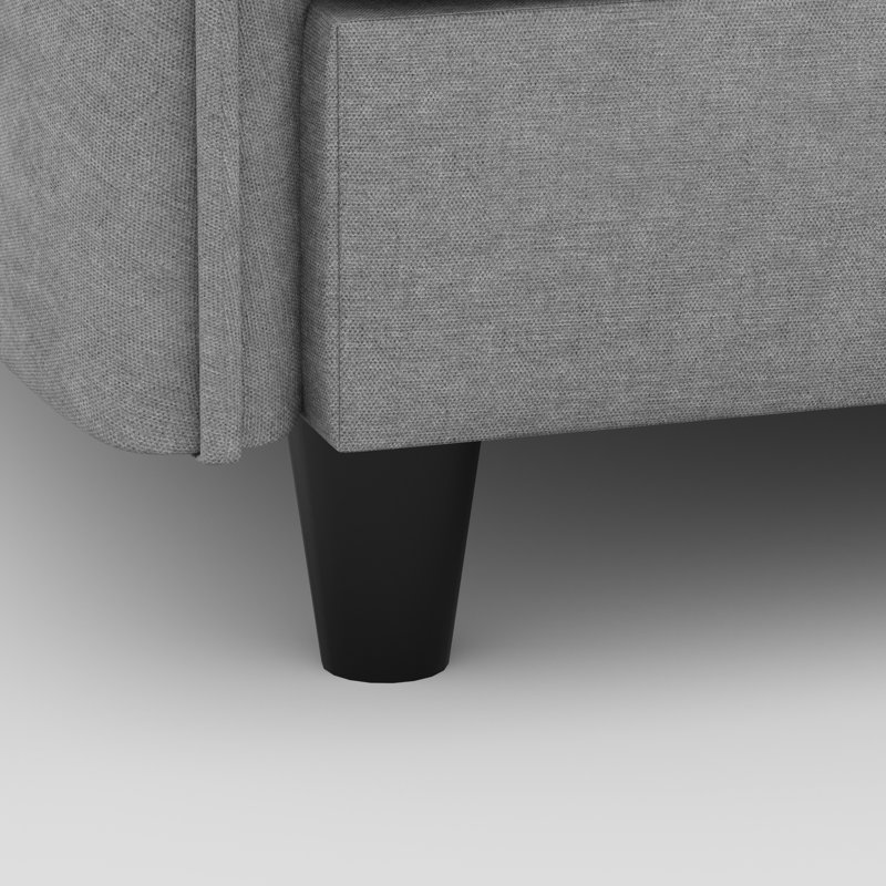 6 Seater With Movable , Breathable Material, Arm Pockets, For Living Room, Comfortable Cushions, Construction 141.5'' Large U - Shaped Couch Side Skin Fabric, Apartment, Office,