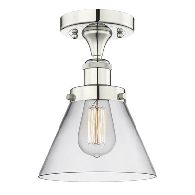 Plafonnier semi-encastré 1 lumière Cone