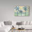 « marine layer palms », reproduction de peinture à l’acrylique sur toile tendue-32714111