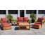 Chatsworth 7 Piece Love Seat Group With 36" Chat Table-1438900599