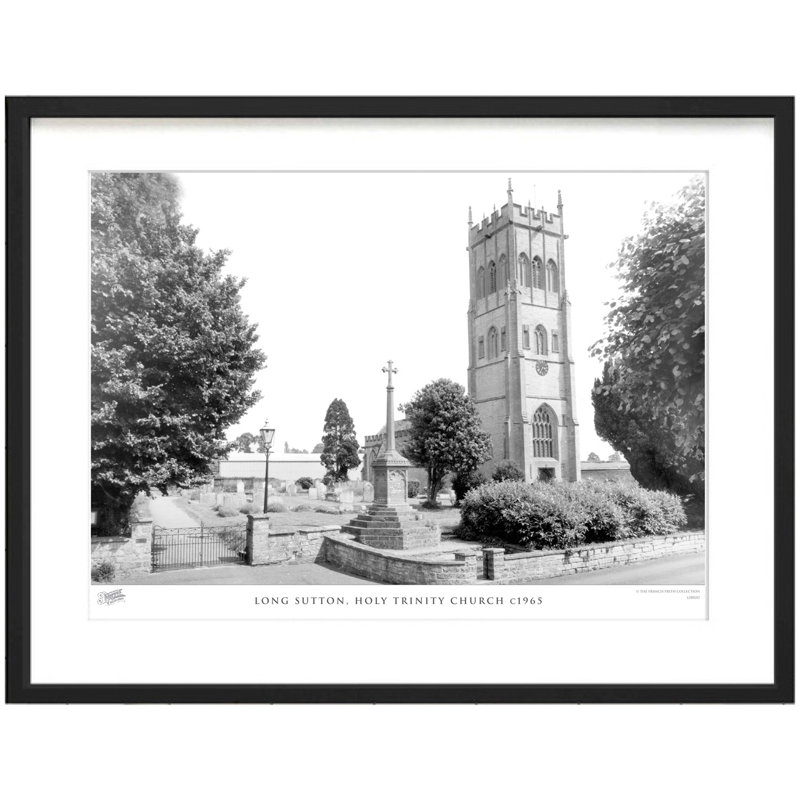 Long Sutton, Holy Trinity Church C1965 - Single Picture Frame Print, 45cm H x 60cm W x 2.3cm D
