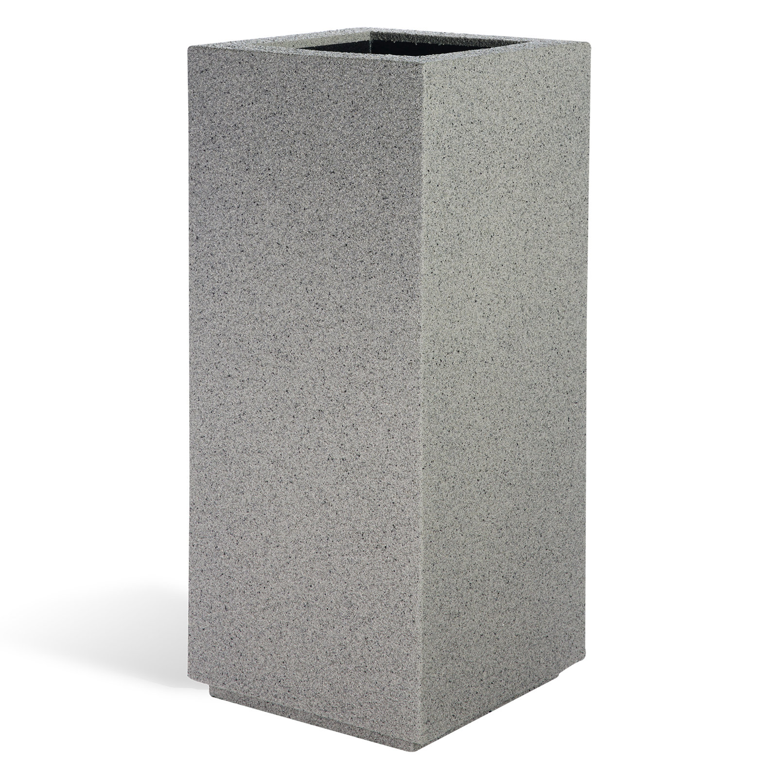 Gita 16" Pot Planter, Gray Granite