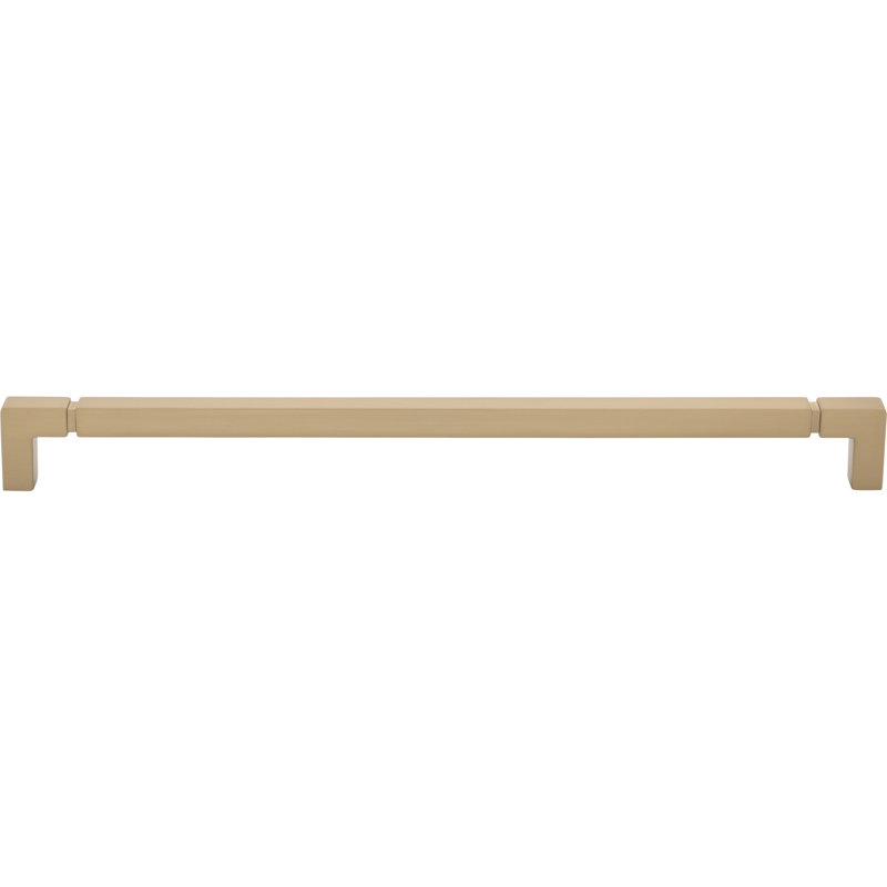Langston Bar Pull, Honey Bronze, 12" Center To Center