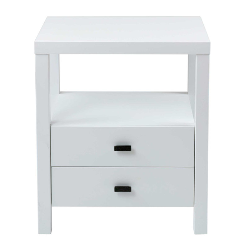 Table de chevet Adelaida, Blanc
