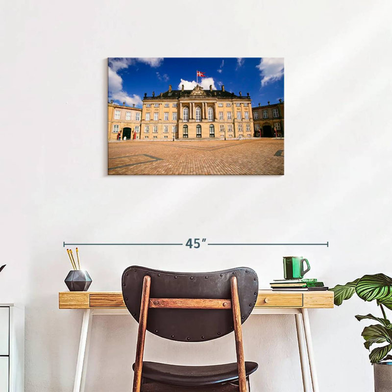 Amalienborg Palace, 20" H x 30" W
