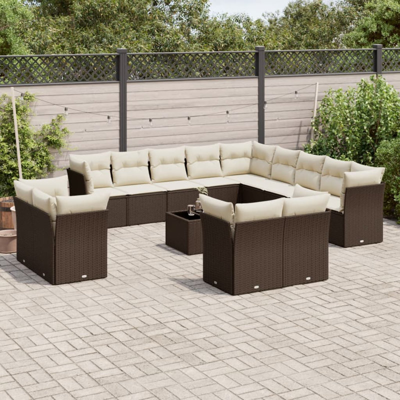 Ensemble de canapé de jardin Vidaxl