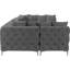 Canapé modulaire en velours 138 po-82749523