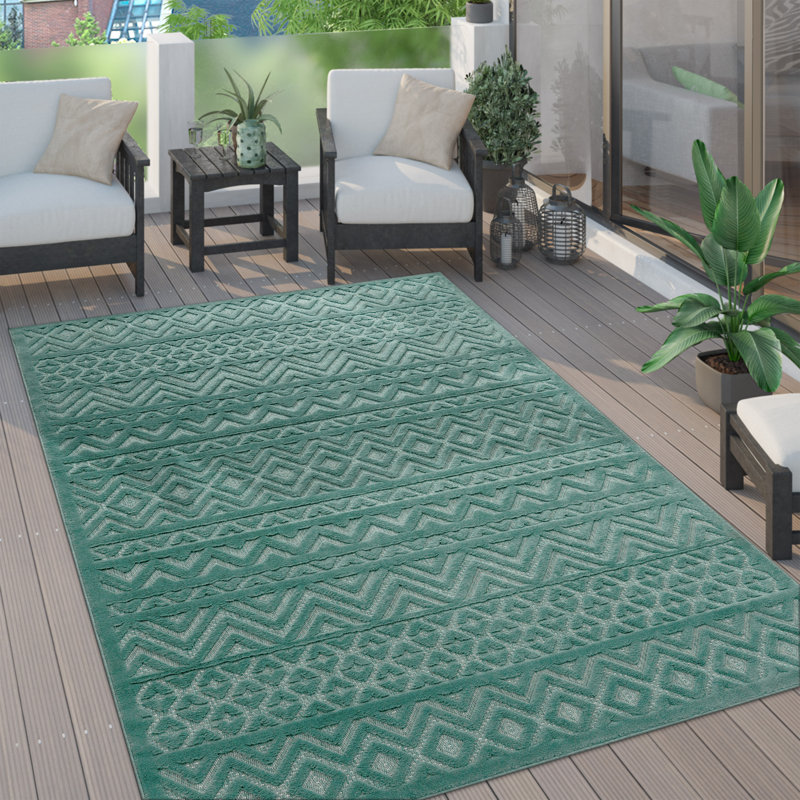 Malvern Solid Colour Indoor / Outdoor Area Rug, Rectangular 160 x 220cm