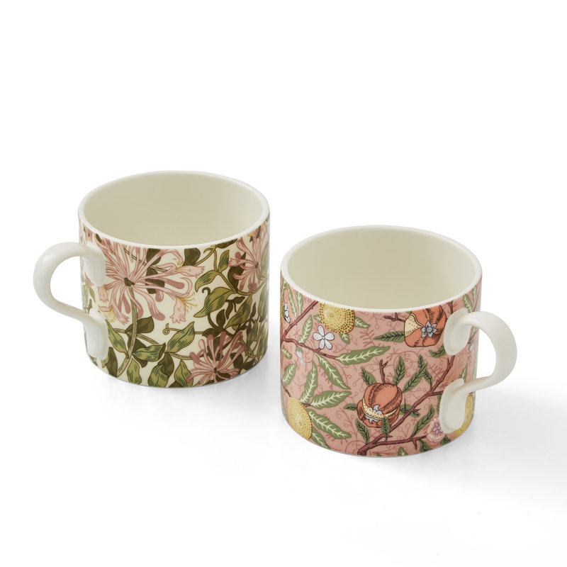 The Original Morris & Co. Fruit & Honeysuckle Mugs