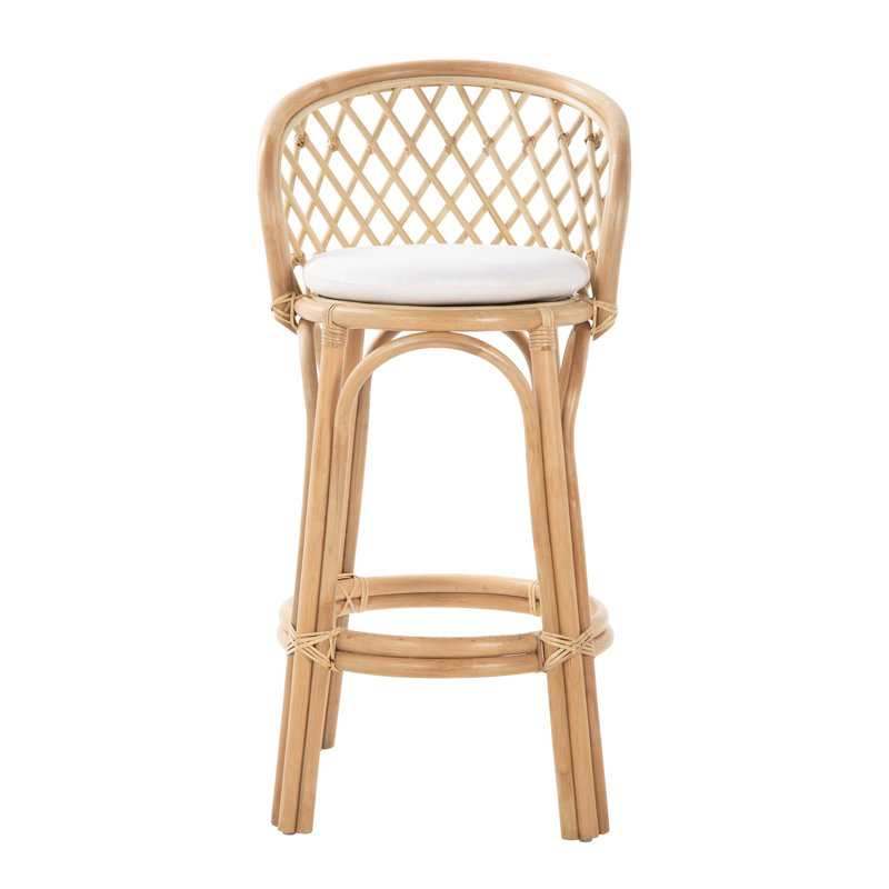 Tabouret de bar et de comptoir Sandi, Tabouret de bar (hauteur du siège de 30,5 po), Naturel