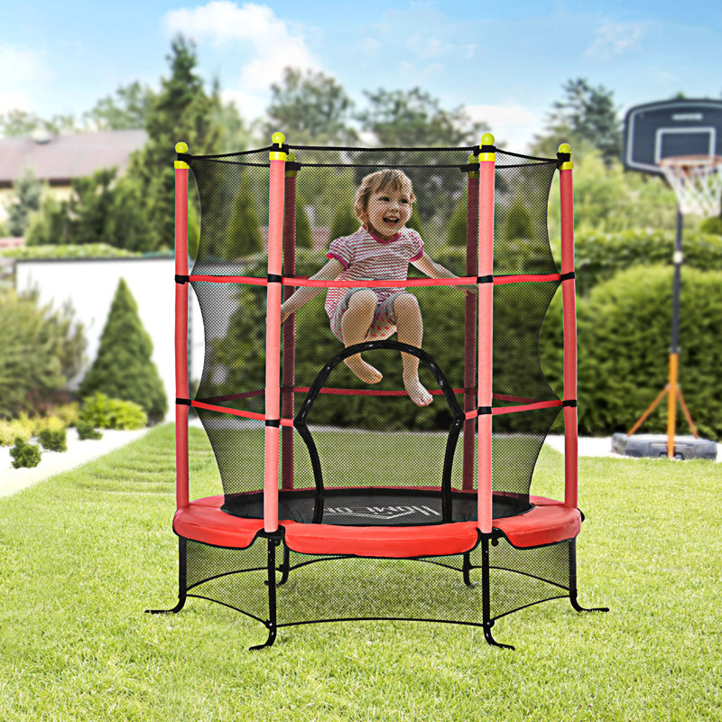 Trampoline pour enfants 5,3 pi Soozier, Rouge