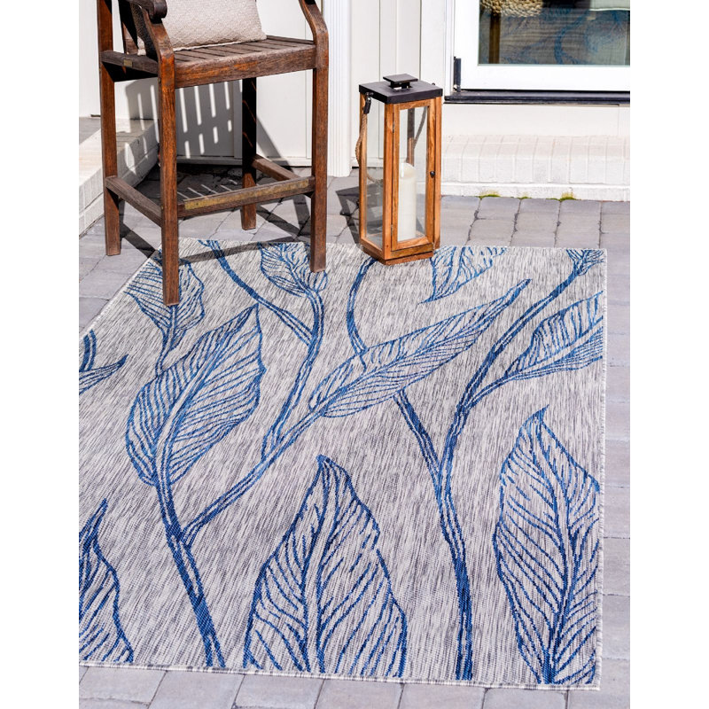 Tapis d'extérieur Kona couleur granit, Rectangle 5 pi x 8 pi
