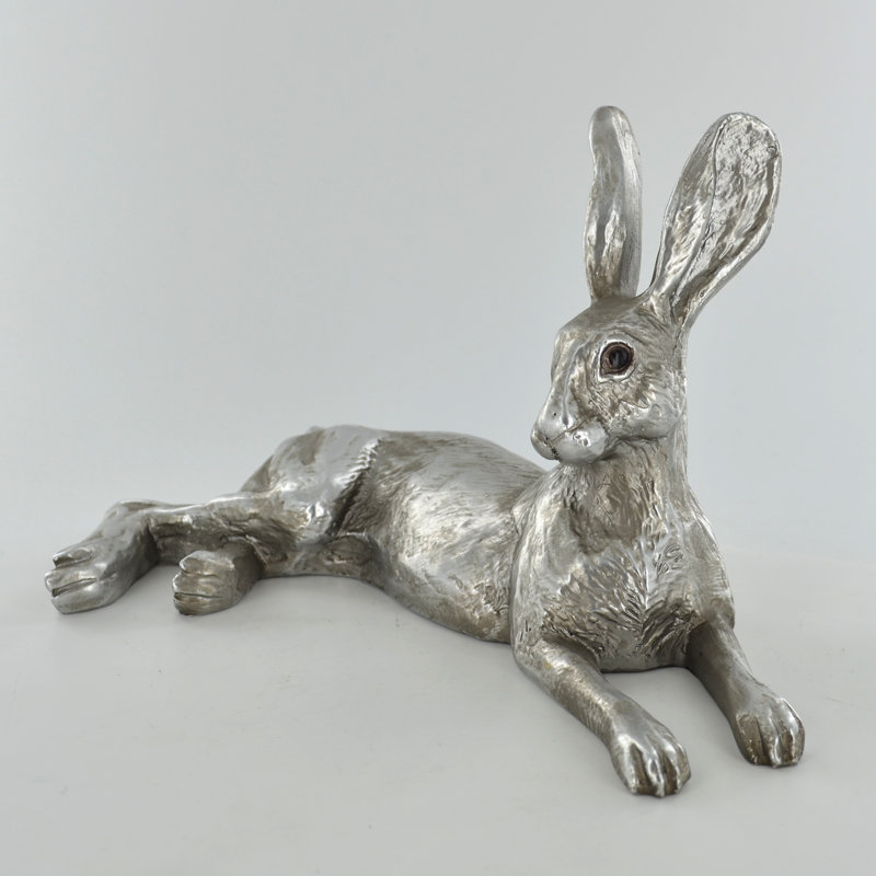 Davidsville Bluebell Hare Harriet Glen Silver Sculpture