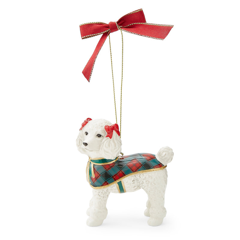French Poodle Ornament