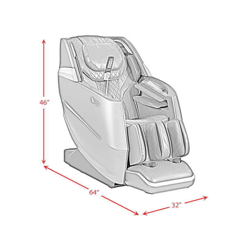 Fauteuil de massage en polyuréthane noir