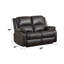 Causeuse inclinable en cuir synthétique Zuriel-803711625