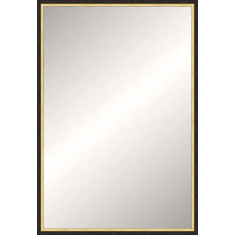Black and Gold Old World Mirror, Classic Vanity