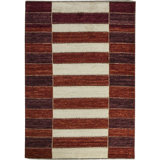 One-of-a-Kind Rectangle 4'2" X 6'2" Hand Knotted Area Rug