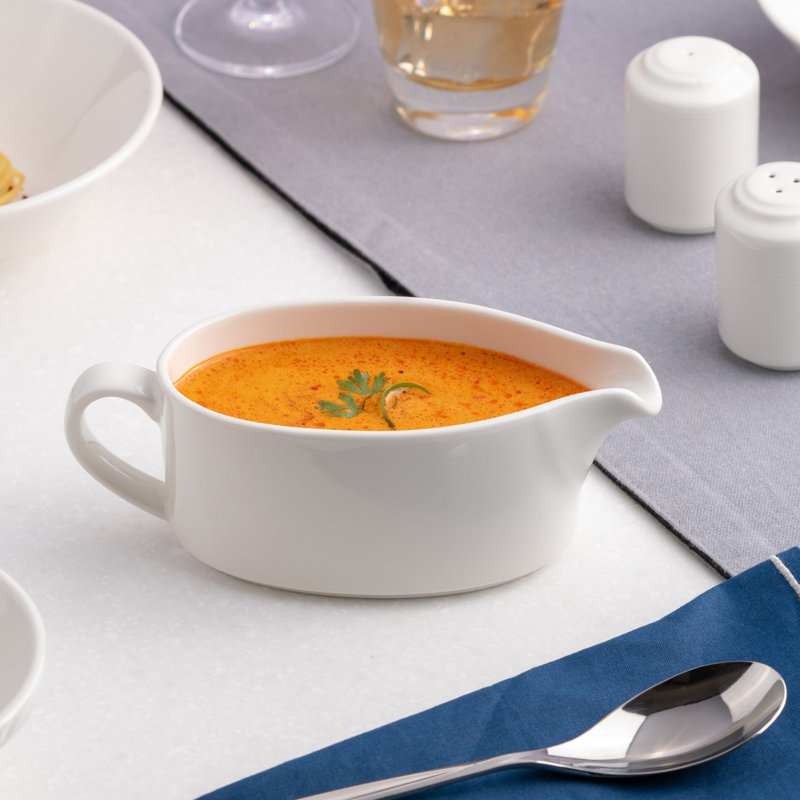 Bol à saucière ovale en porcelaine | Ivoire | 11,8 oz