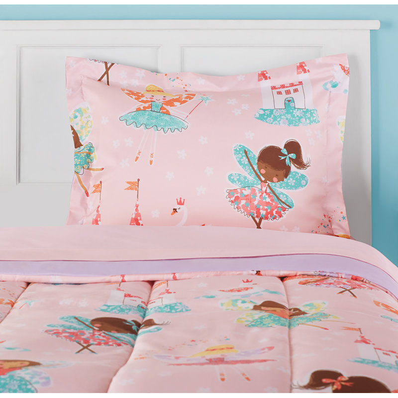 Ensemble de literie pour enfants Fairy, Édredon simple + 5 pièces supplémentaires