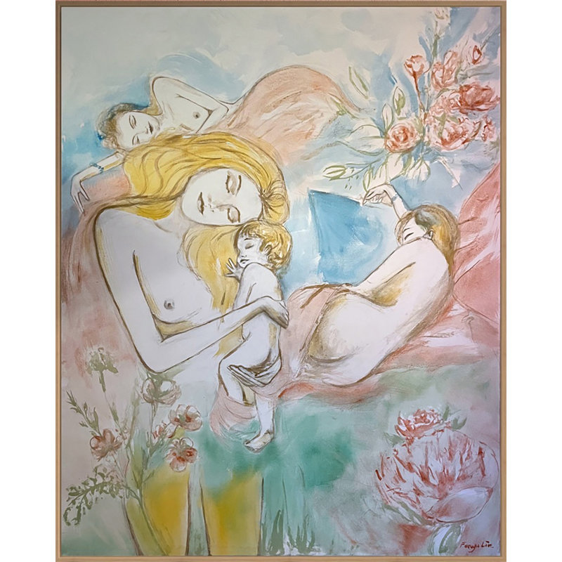 Herselves II (Four Seasons) by Fanyu Lin - Wrapped Canvas Painting