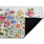  Tapis de porte de jardin à motif antidérapant à séchage rapide Garden Flowers & Cursive Greeting, 18 po x 30 po-1804213168