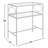 Arciniega Glass Top End Table