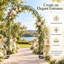 240 cm H x 180 cm W Steel Arched Trellis