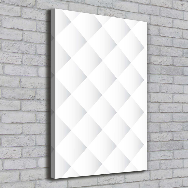 Squares Background - Wrapped Canvas Print