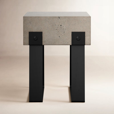Kareen Industrial Accent Stool