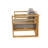Eugeney Teak 4 - Person Patio Conversation Set with Cushions