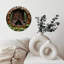 Horloge murale rustique en bois