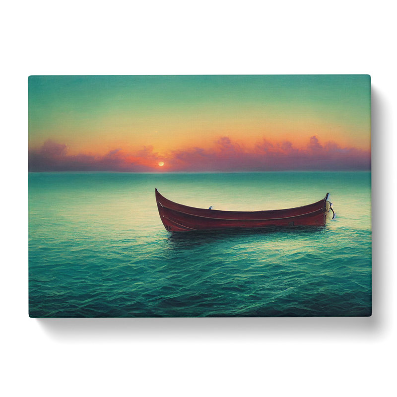 Mesmerising Boat - Wrapped Canvas, 35cm H x 50cm W x 3cm D