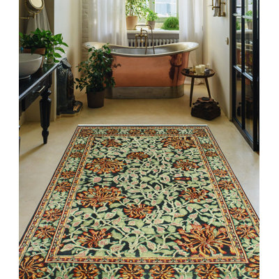 Pak-Persian Dulcelin Black Rug