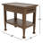 Billie Brown Small End Table