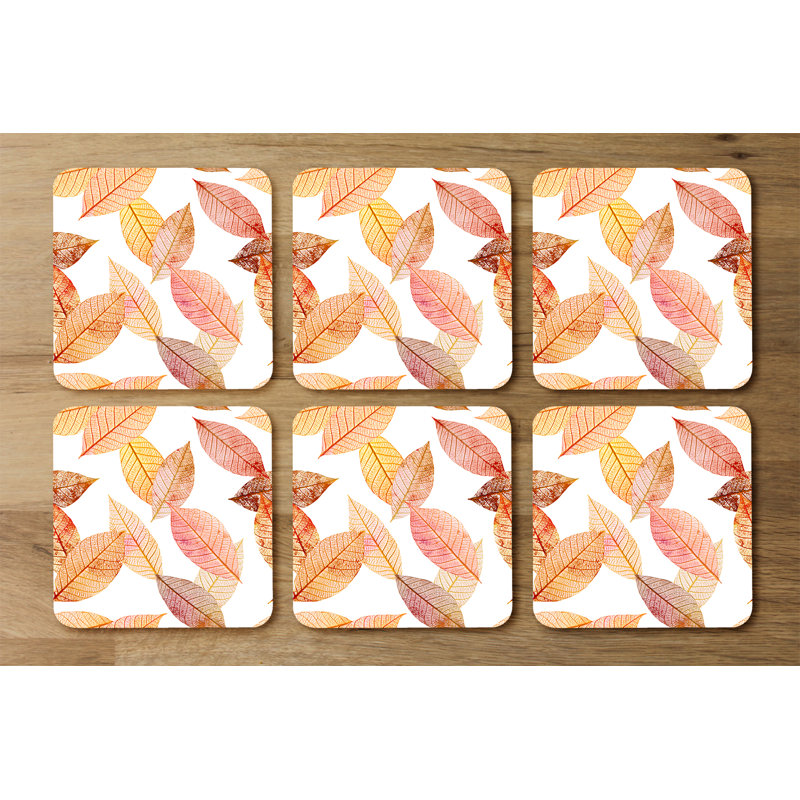 Square 6 Piece Coaster Set