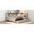 Full Size Wood Daybed With Storage Shelves And Trundle