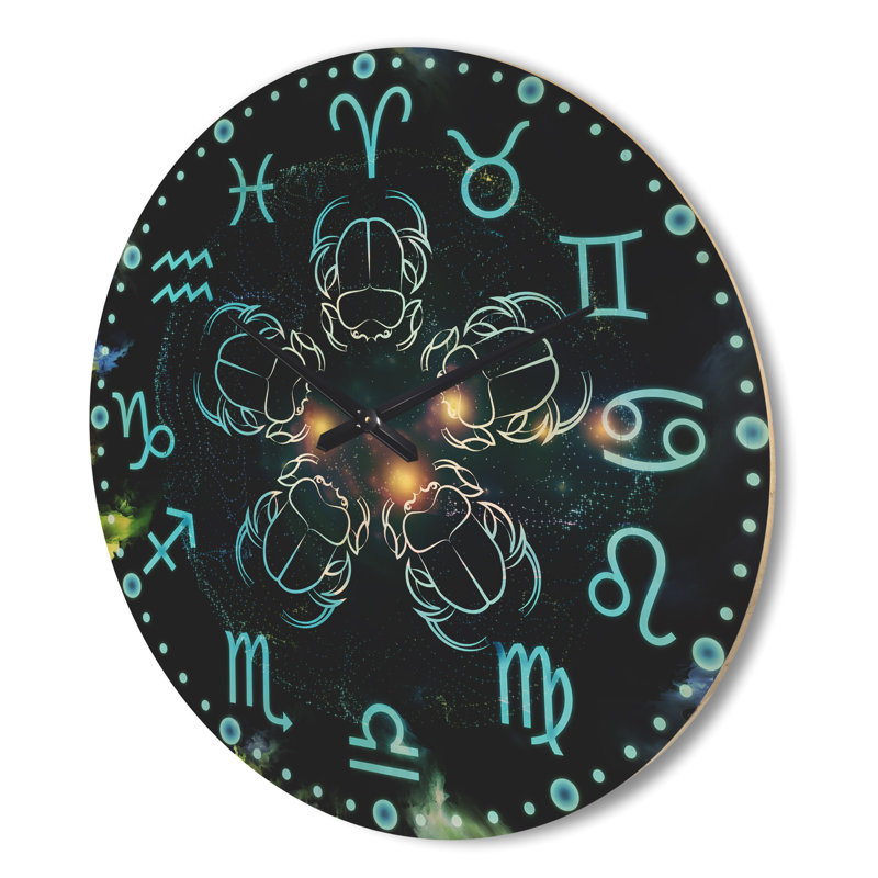 Horloge murale Astrology, Très grand