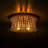 French Vintage Clear Crystal 4-Light Flush Mount