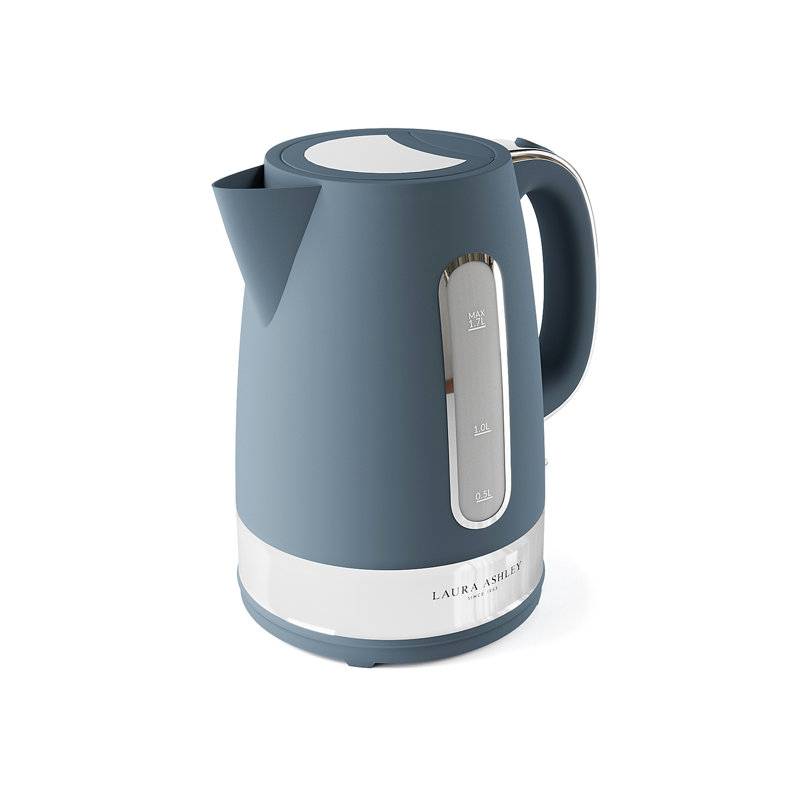 Laura Ashley VQ 1.7L Electric Tea Kettle, Dark Slate