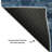 Premium Machine Washable Cerrito AMF564 Navy Rug-104100079