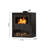 Home metal country style heating fireplace