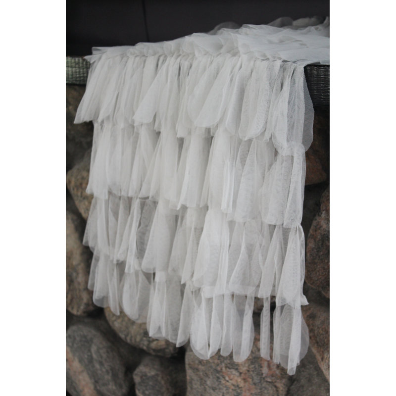 Kyesha Table Runner, White