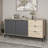 Stylish Console Table, Anthracite, 70.9 x 35.4 x 17.7 inches | 100% Melamine Coated Particle Board, Thickness: 0.7 inches | Modern Design for Entryway or Living Room, Durable & Functional Storage Solution