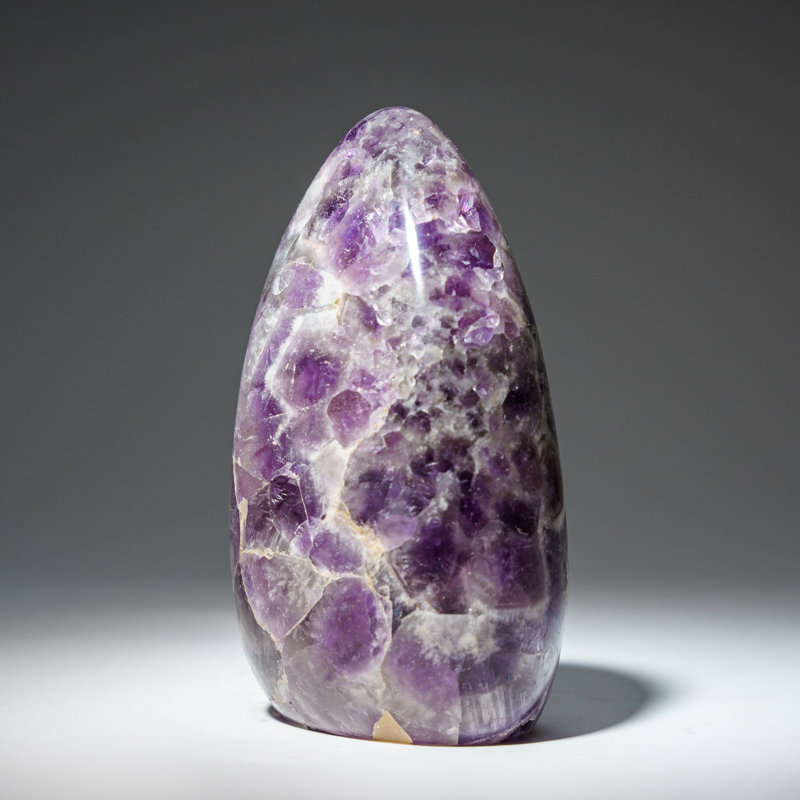 Polished Chevron Amethyst Freefrom from Brazil (4.3 Lbs)