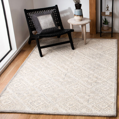 Freddy Hand Tufted Wool Geometric Rug