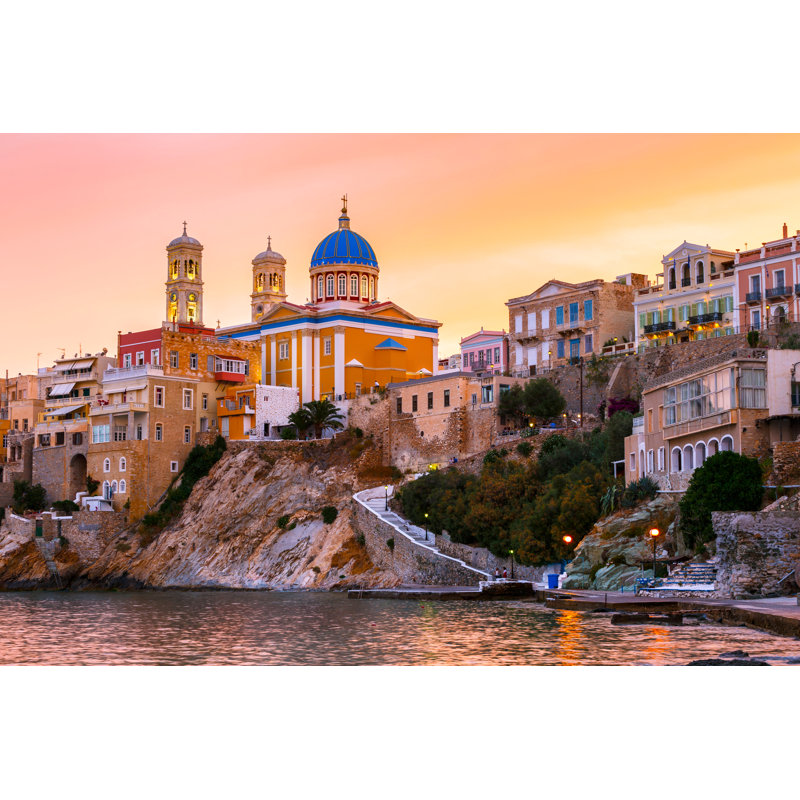 Syros, Greece - Wrapped Canvas Print, 30cm H x 46cm W x 3.8cm D