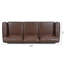 Canapé modulaire en cuir synthétique 3 places-129181094