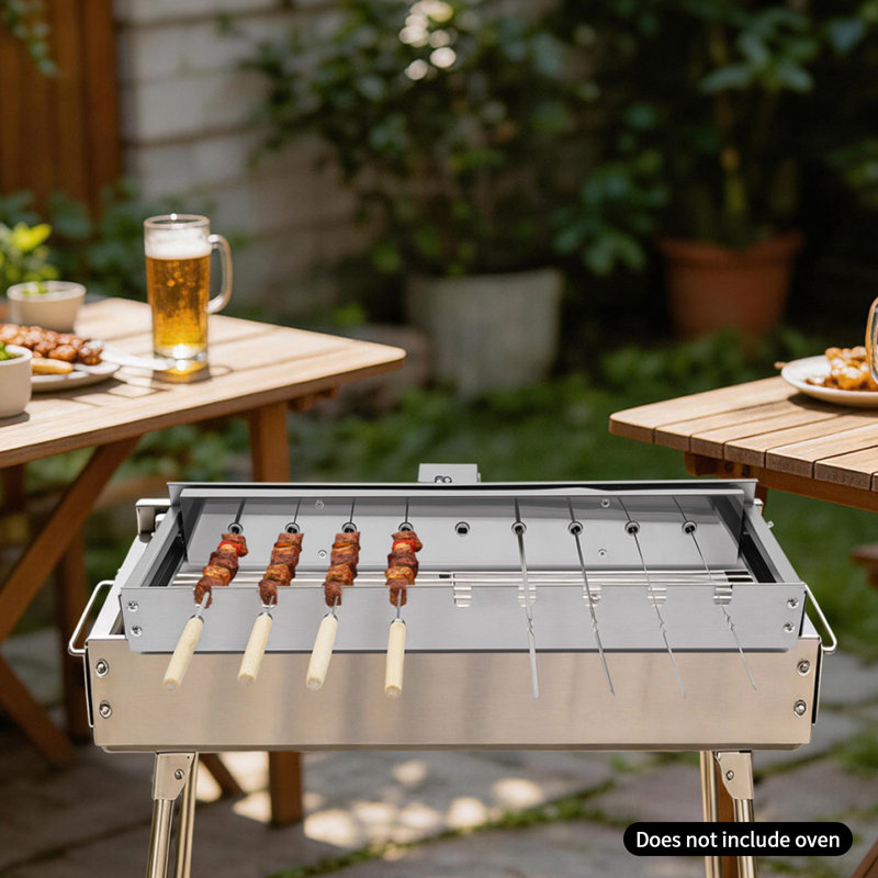 Bbq Automatic Flipping Rotating Rotisserie Grill