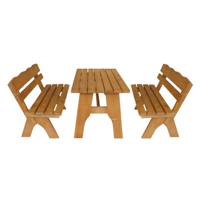 Primula 4 - Person Patio Dining Set with Rectangular Table